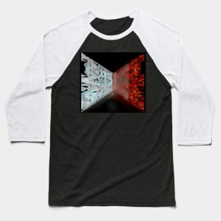 Fire and Ice Baseball T-Shirt